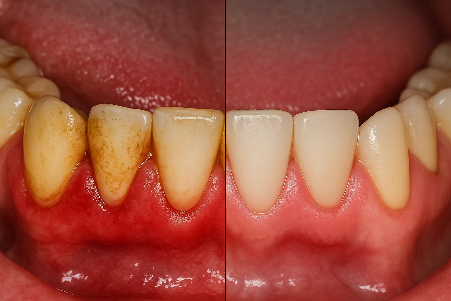 Before and After Root Scaling and Planing